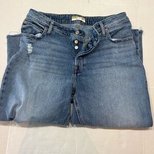 Maurice’s Brooklyn Relaxed Straight Ankle Jean 14W short used 23” inseam